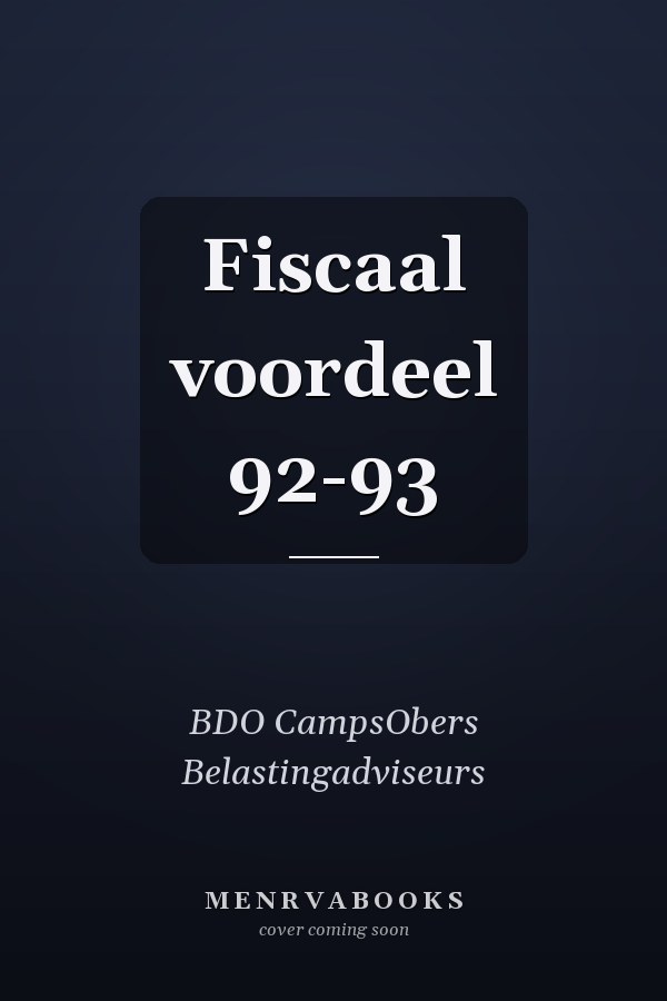 Fiscaal voordeel 92-93
