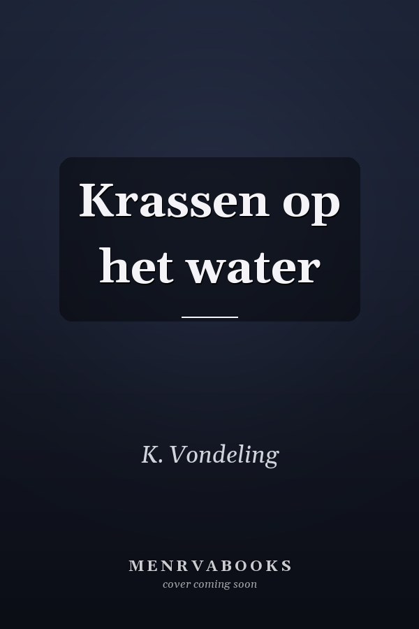 Krassen op het water