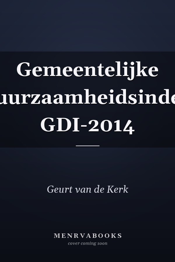 Gemeentelijke duurzaamheidsindex GDI-2014