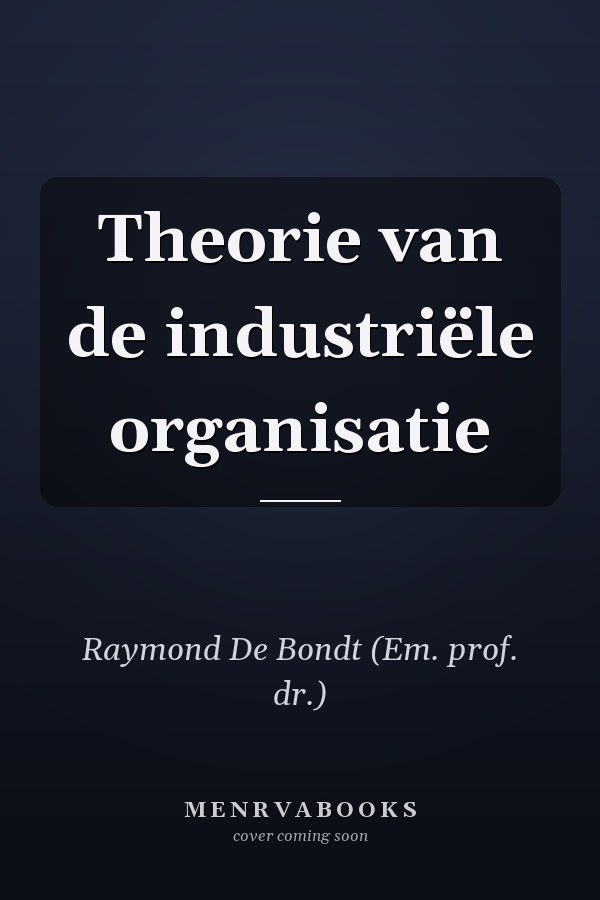 Theorie van de industriële organisatie