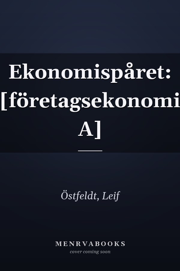 Ekonomispåret: [företagsekonomi A]