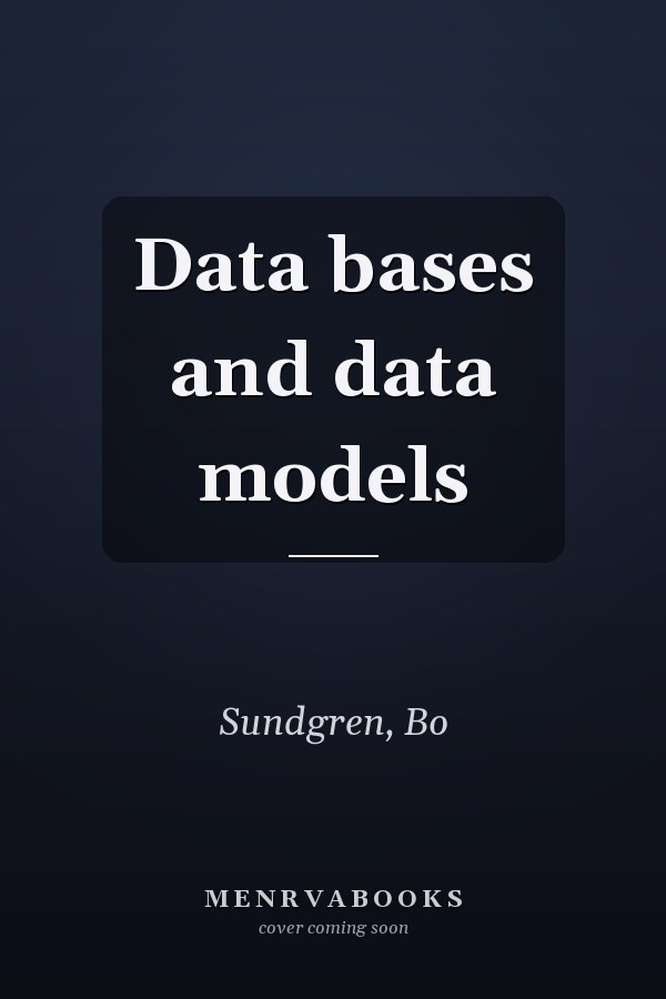 Data bases and data models