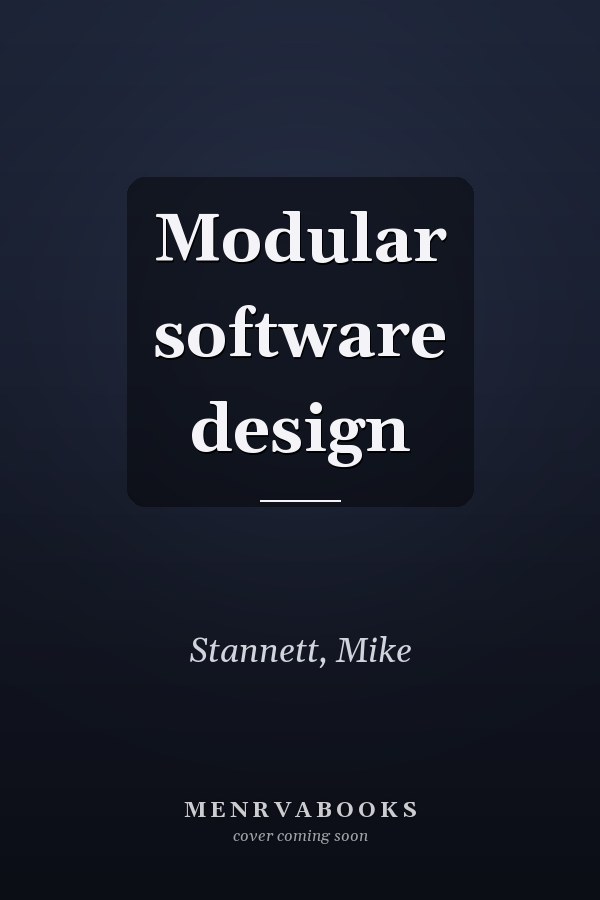 Modular software design