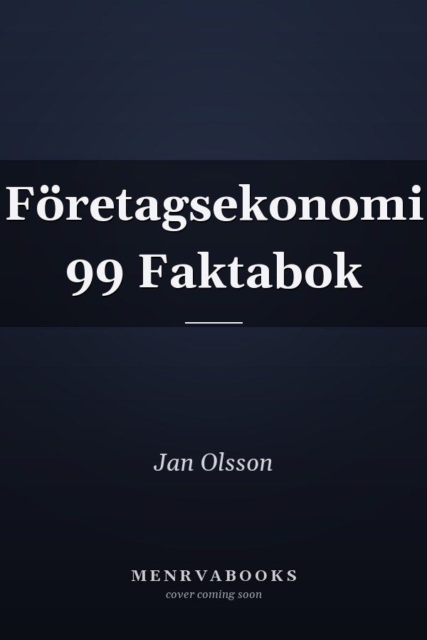 Företagsekonomi 99 Faktabok