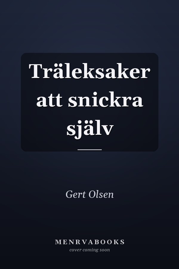 Träleksaker att snickra själv