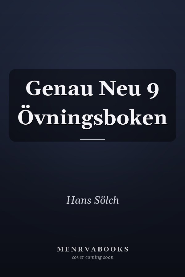 Genau Neu 9 Övningsboken