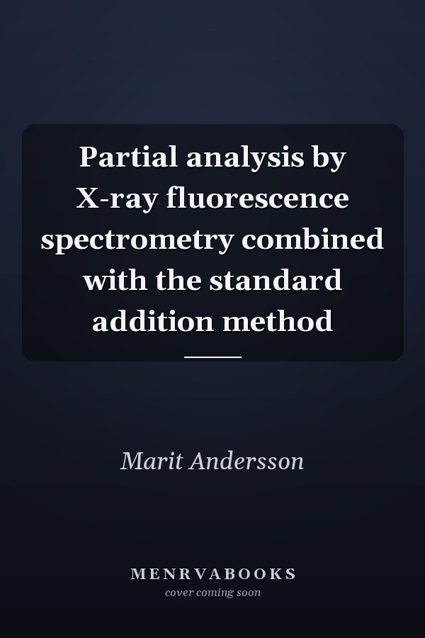 Partial analysis by X-ray fluorescence spectrometry combined with the standard addition method