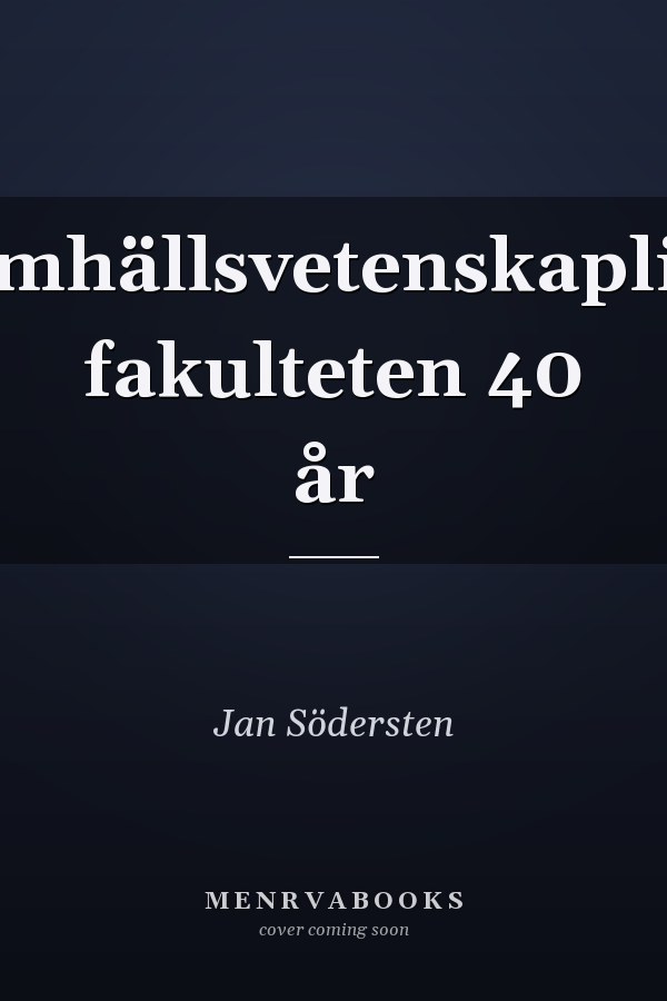 Samhällsvetenskapliga fakulteten 40 år