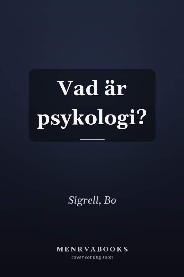 Vad är psykologi?