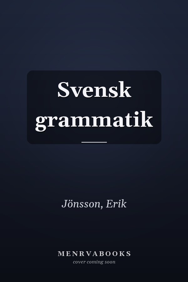 Svensk grammatik