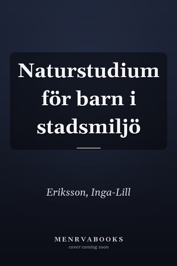 Naturstudium för barn i stadsmiljö