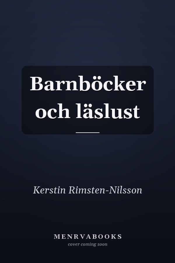 Barnböcker och läslust