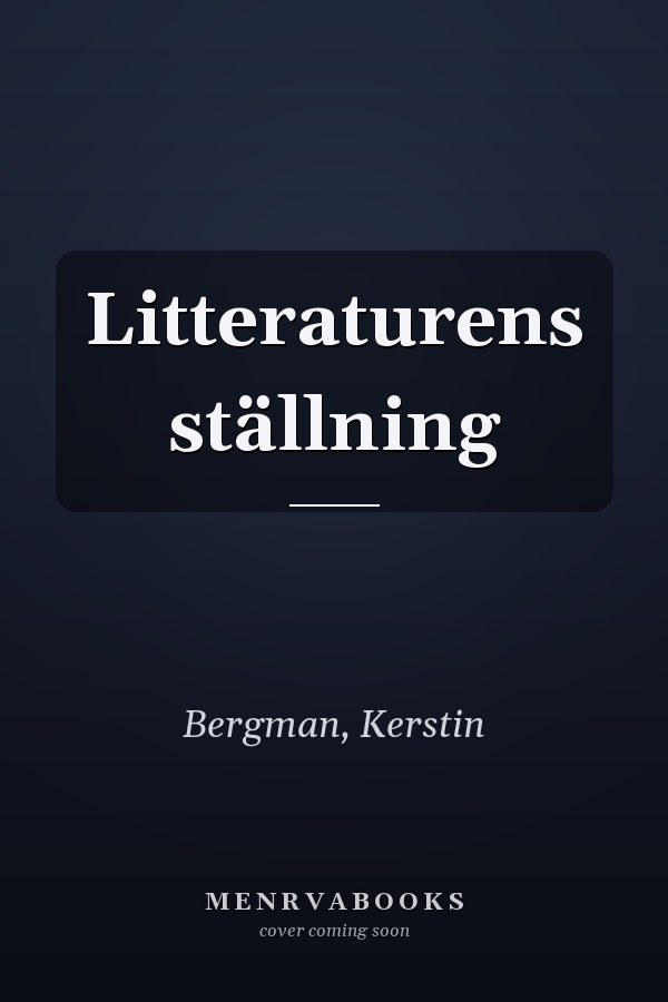 Litteraturens ställning