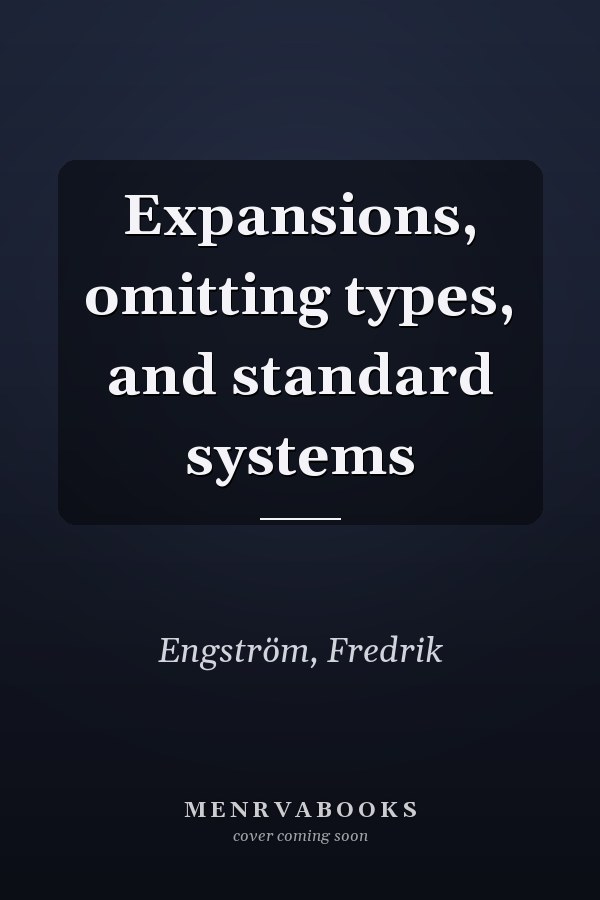 Expansions, omitting types, and standard systems