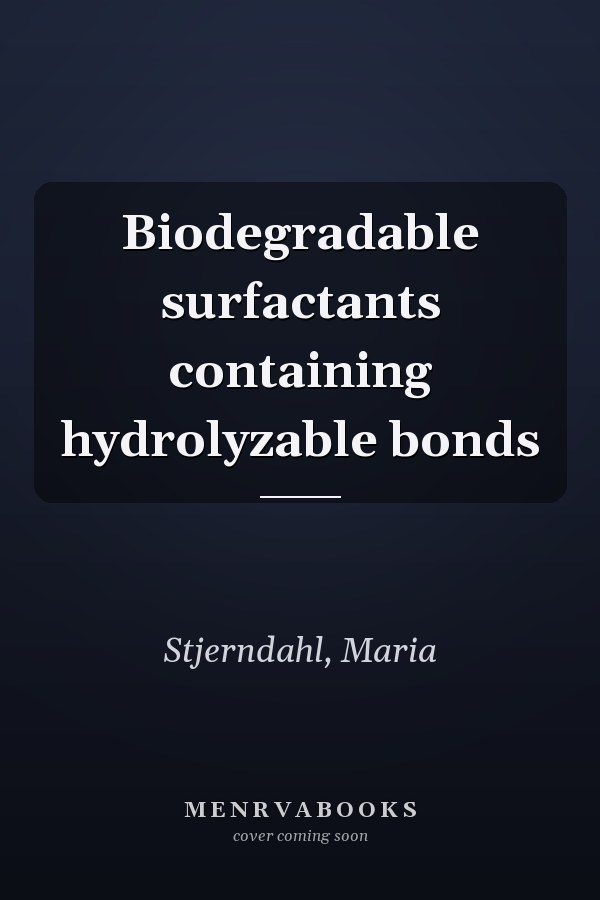 Biodegradable surfactants containing hydrolyzable bonds