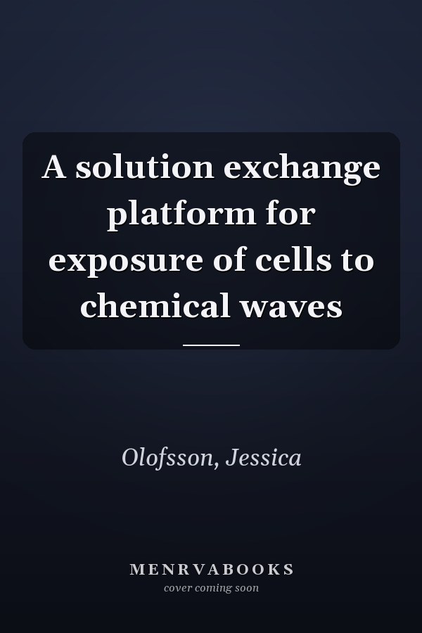 A solution exchange platform for exposure of cells to chemical waves