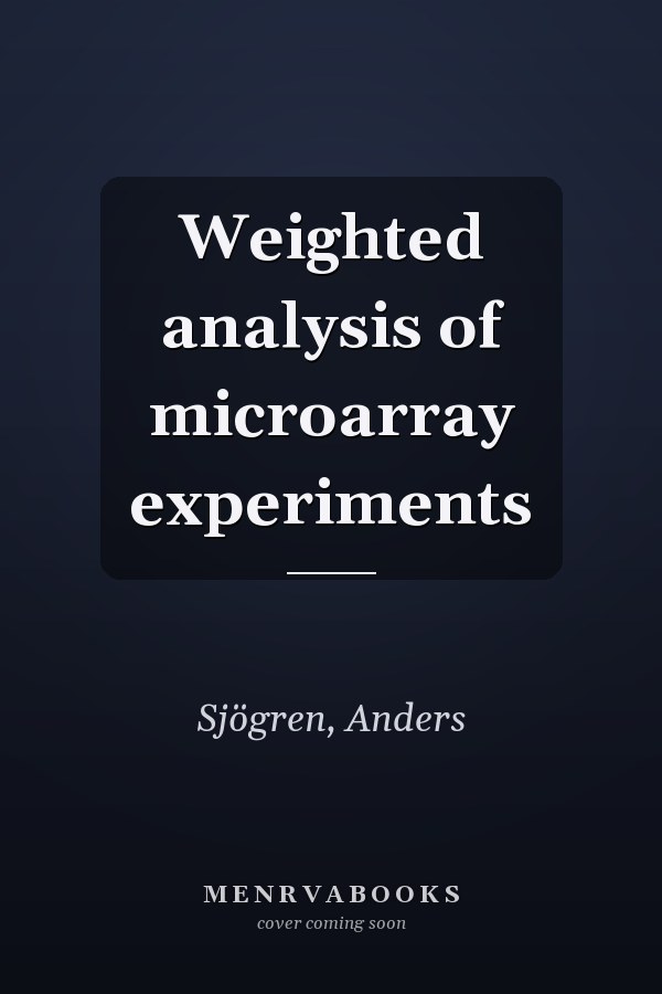 Weighted analysis of microarray experiments