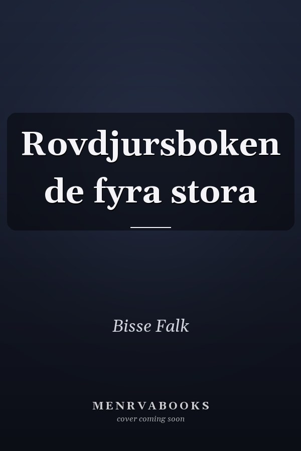 Rovdjursboken de fyra stora
