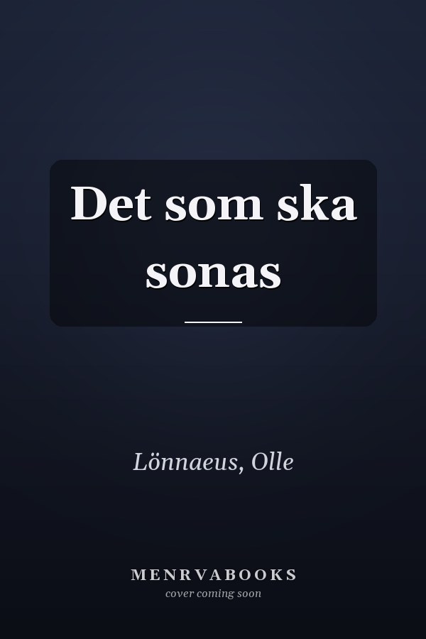 Det som ska sonas