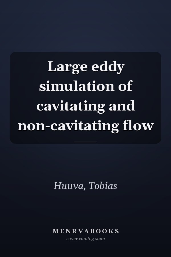 Large eddy simulation of cavitating and non-cavitating flow