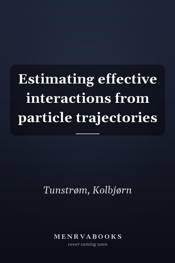 Estimating effective interactions from particle trajectories