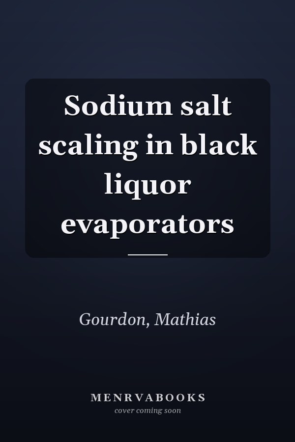 Sodium salt scaling in black liquor evaporators