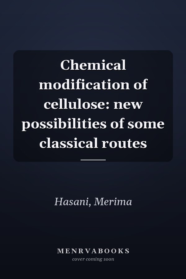Chemical modification of cellulose: new possibilities of some classical routes