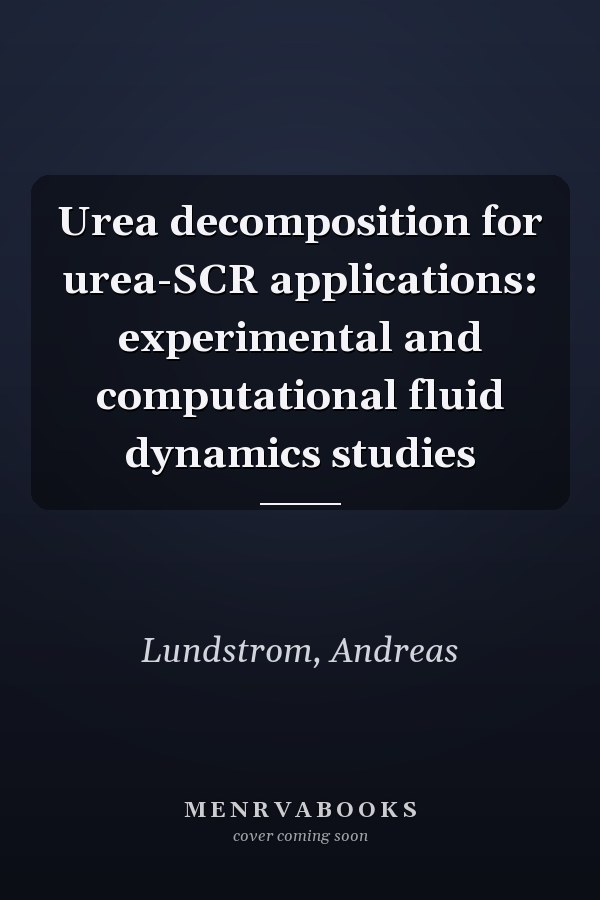 Urea decomposition for urea-SCR applications: experimental and computational fluid dynamics studies