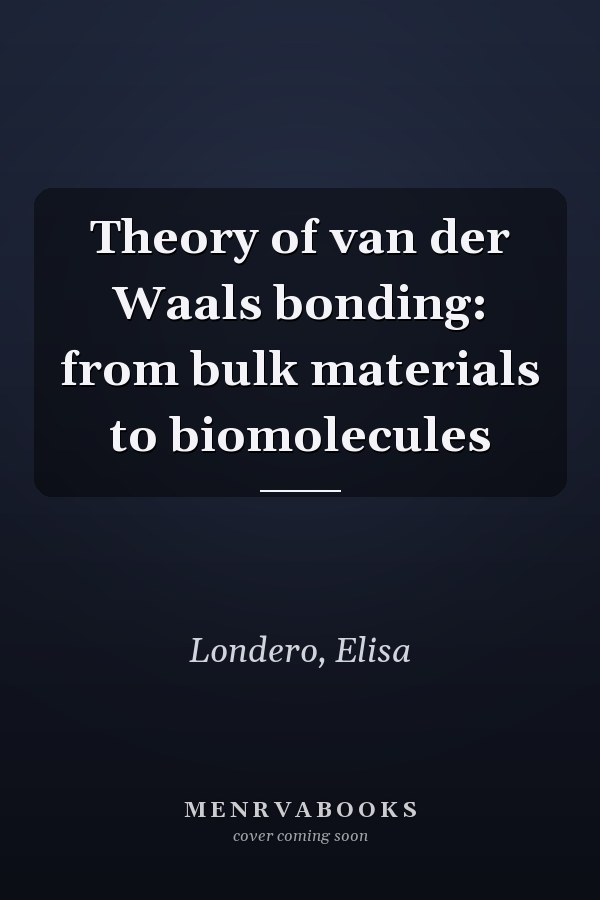 Theory of van der Waals bonding: from bulk materials to biomolecules