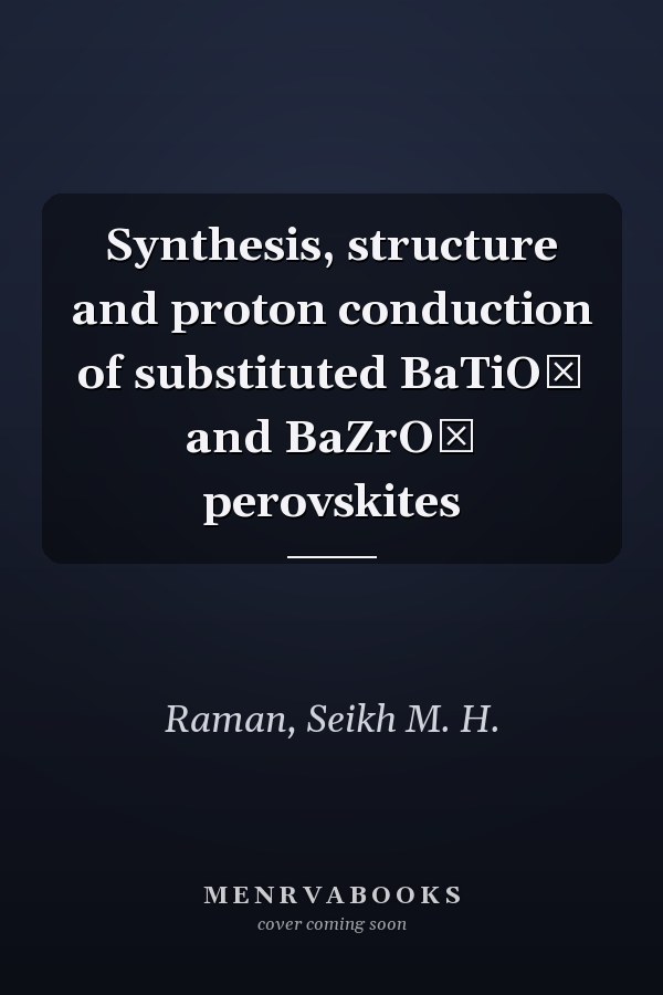 Synthesis, structure and proton conduction of substituted BaTiO₃ and BaZrO₃ perovskites