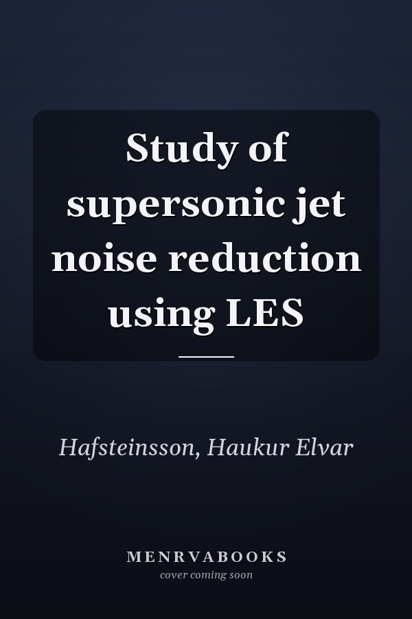 Study of supersonic jet noise reduction using LES