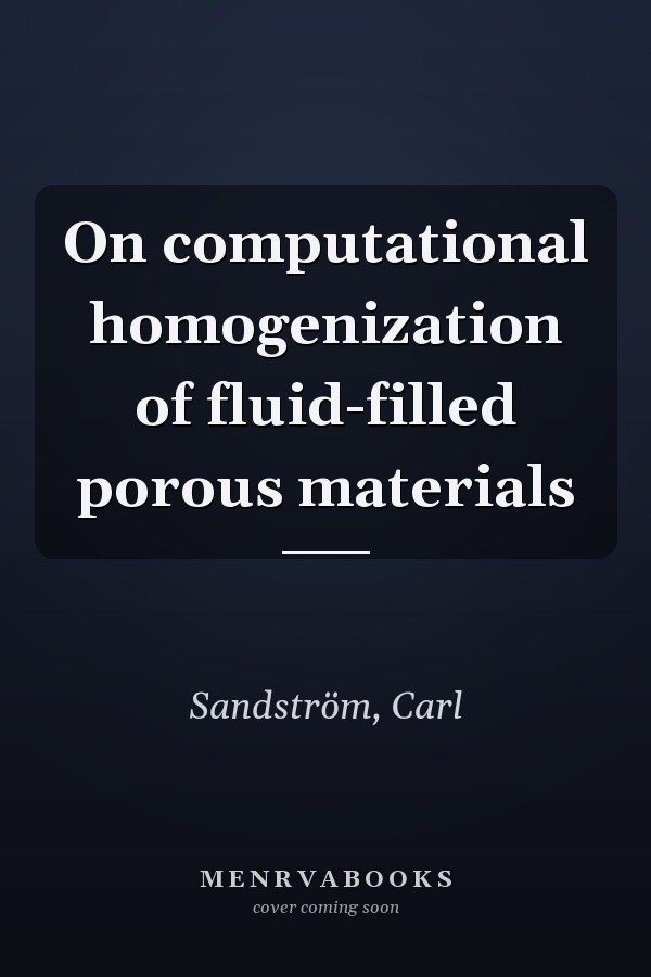 On computational homogenization of fluid-filled porous materials