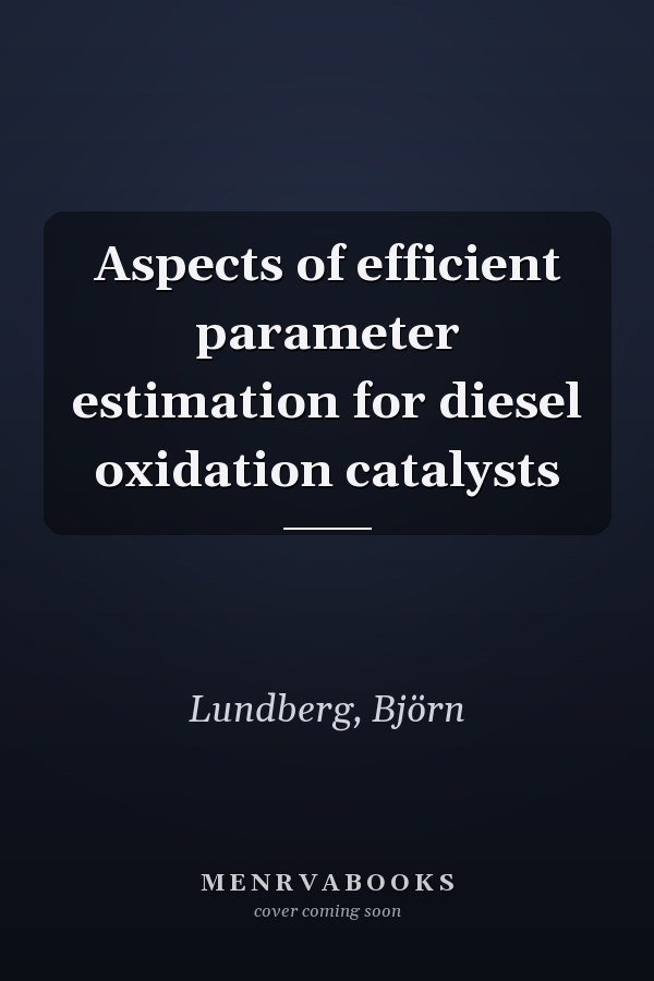 Aspects of efficient parameter estimation for diesel oxidation catalysts