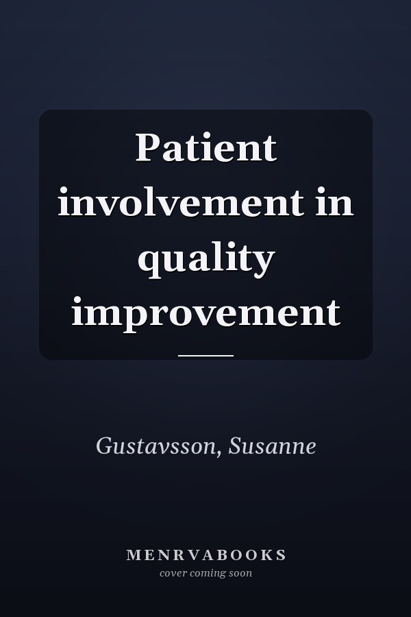 Patient involvement in quality improvement