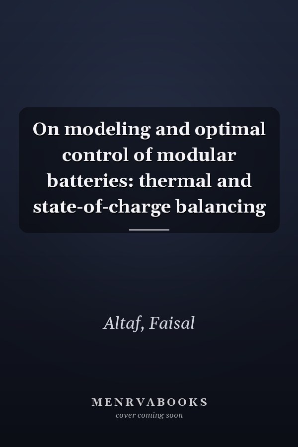 On modeling and optimal control of modular batteries: thermal and state-of-charge balancing