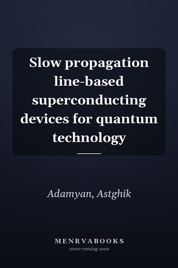 Slow propagation line-based superconducting devices for quantum technology