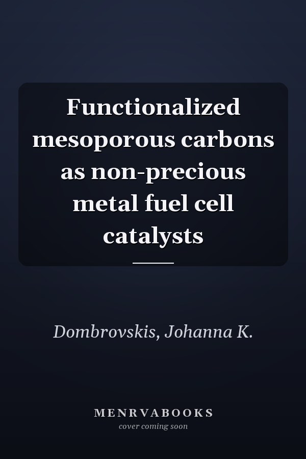 Functionalized mesoporous carbons as non-precious metal fuel cell catalysts