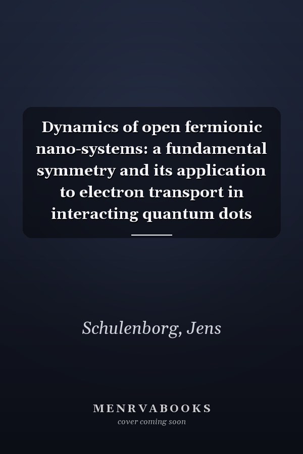 Dynamics of open fermionic nano-systems: a fundamental symmetry and its application to electron transport in interacting quantum dots