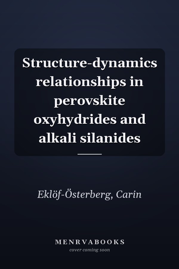 Structure-dynamics relationships in perovskite oxyhydrides and alkali silanides