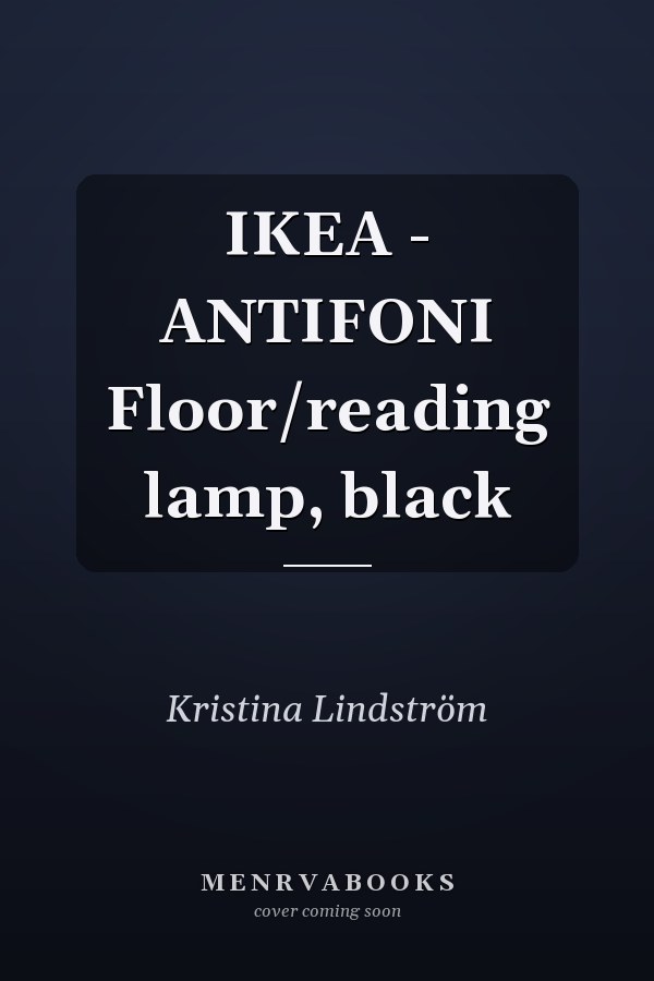 IKEA - ANTIFONI Floor/reading lamp, black