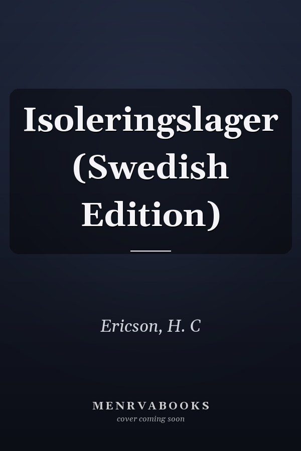 Isoleringslager (Swedish Edition)