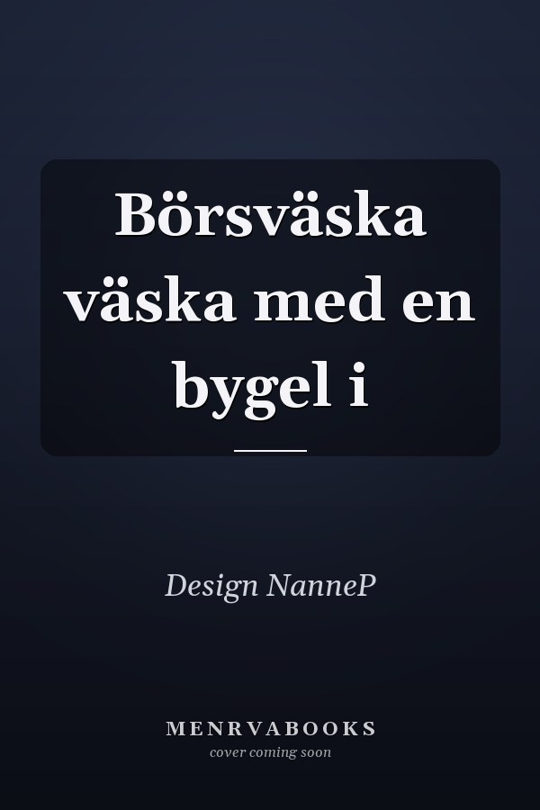 Börsväska väska med en bygel i