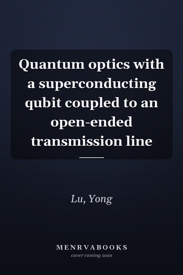Quantum optics with a superconducting qubit coupled to an open-ended transmission line