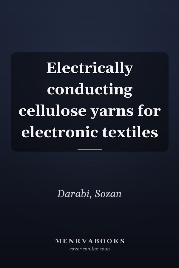 Electrically conducting cellulose yarns for electronic textiles