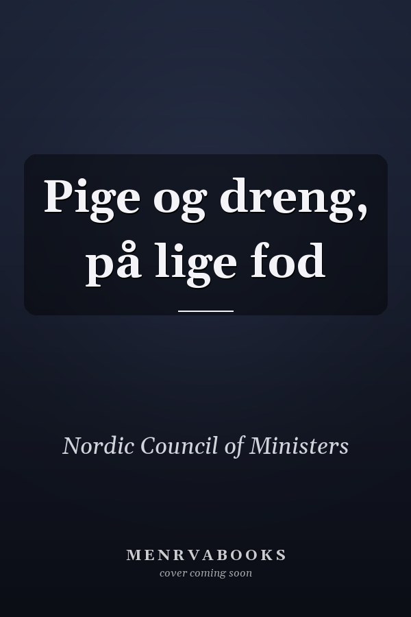 Pige og dreng, på lige fod