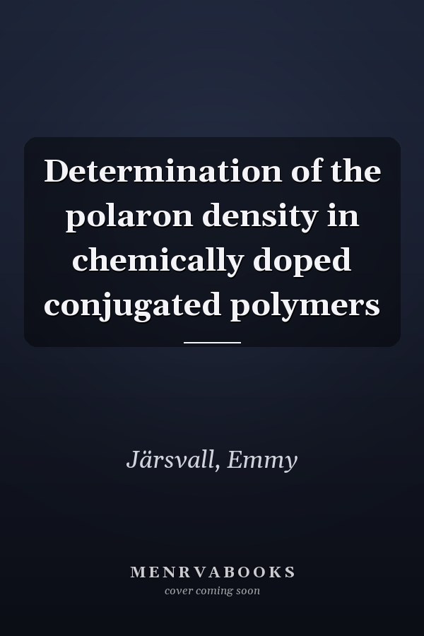 Determination of the polaron density in chemically doped conjugated polymers