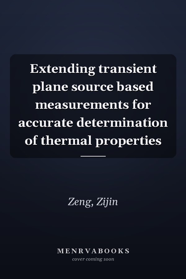 Extending transient plane source based measurements for accurate determination of thermal properties