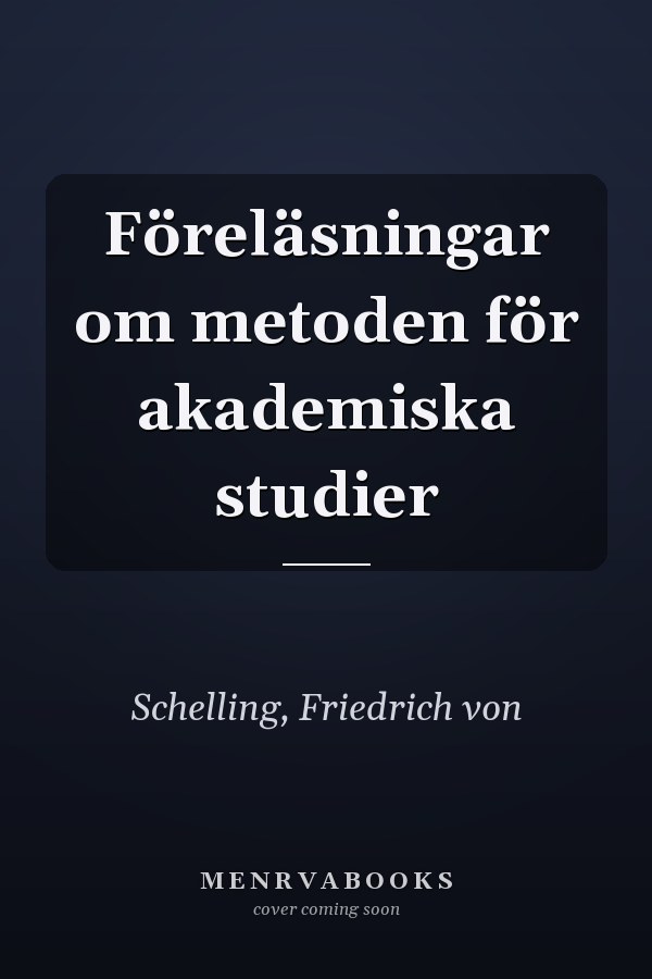Föreläsningar om metoden för akademiska studier
