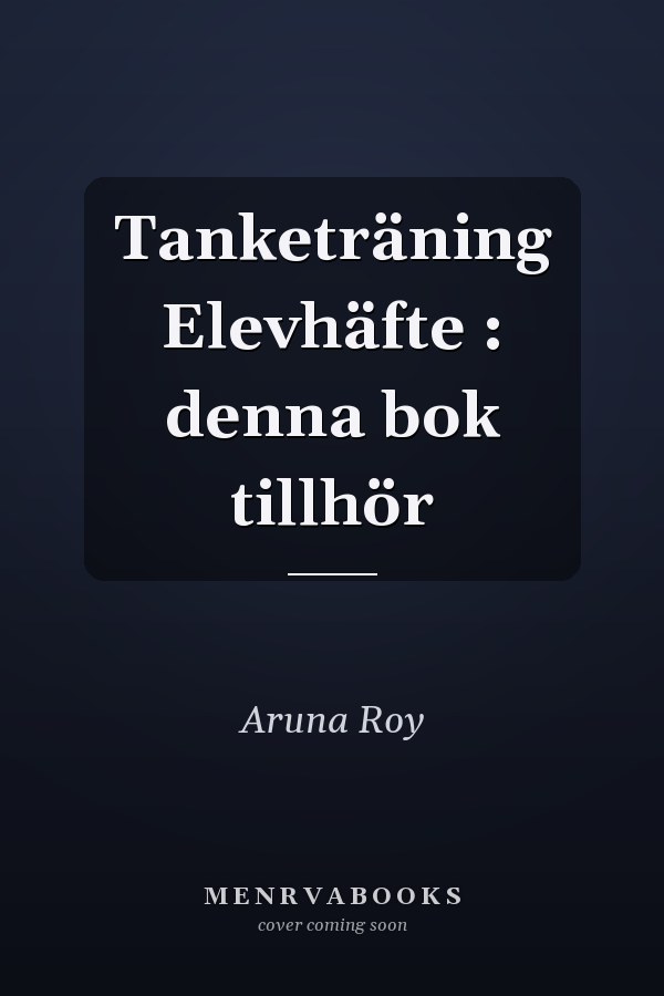 Tanketräning Elevhäfte : denna bok tillhör