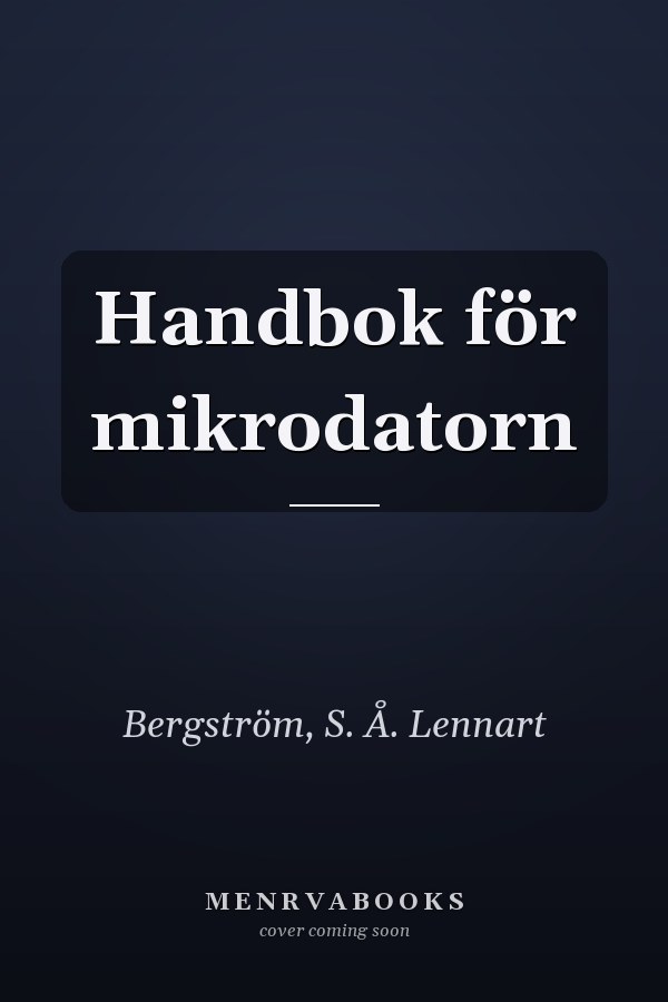 Handbok för mikrodatorn